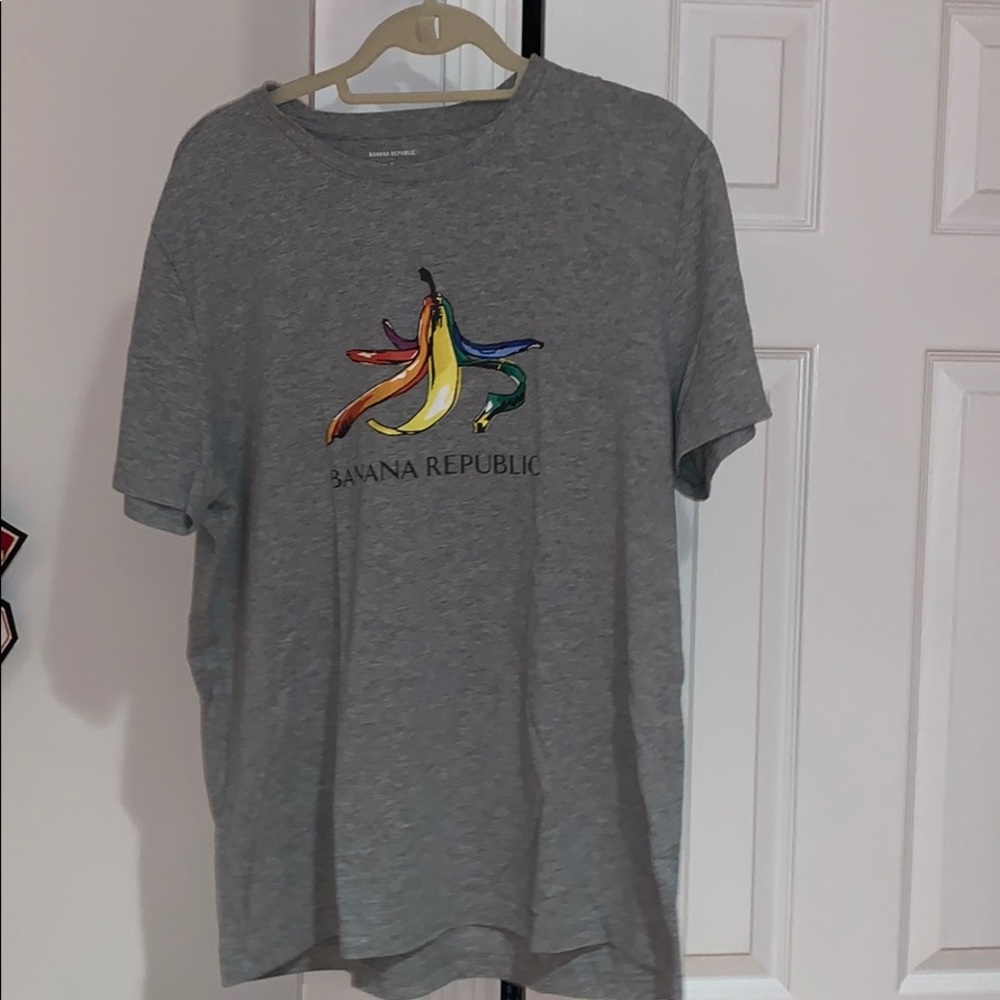 Banana Republic Rainbow Banana T-Shirt Size XL